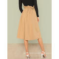 Ruffle Waist Cocoon Skirt Manufacture Wholesale Fashion Women Apparel (TA3081S)